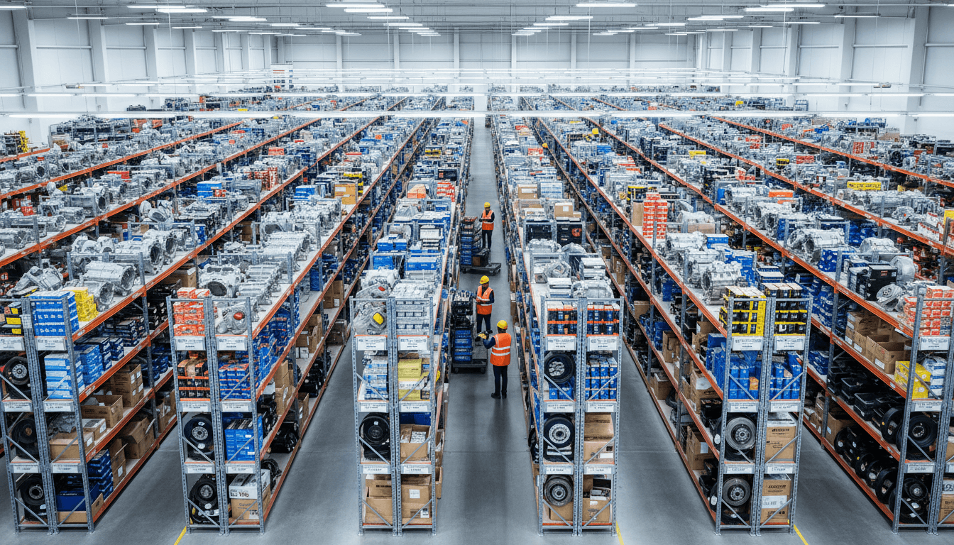 SEIDO Brake Pad inventory storage and distribution center